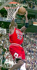 Michael Jordan dunking
